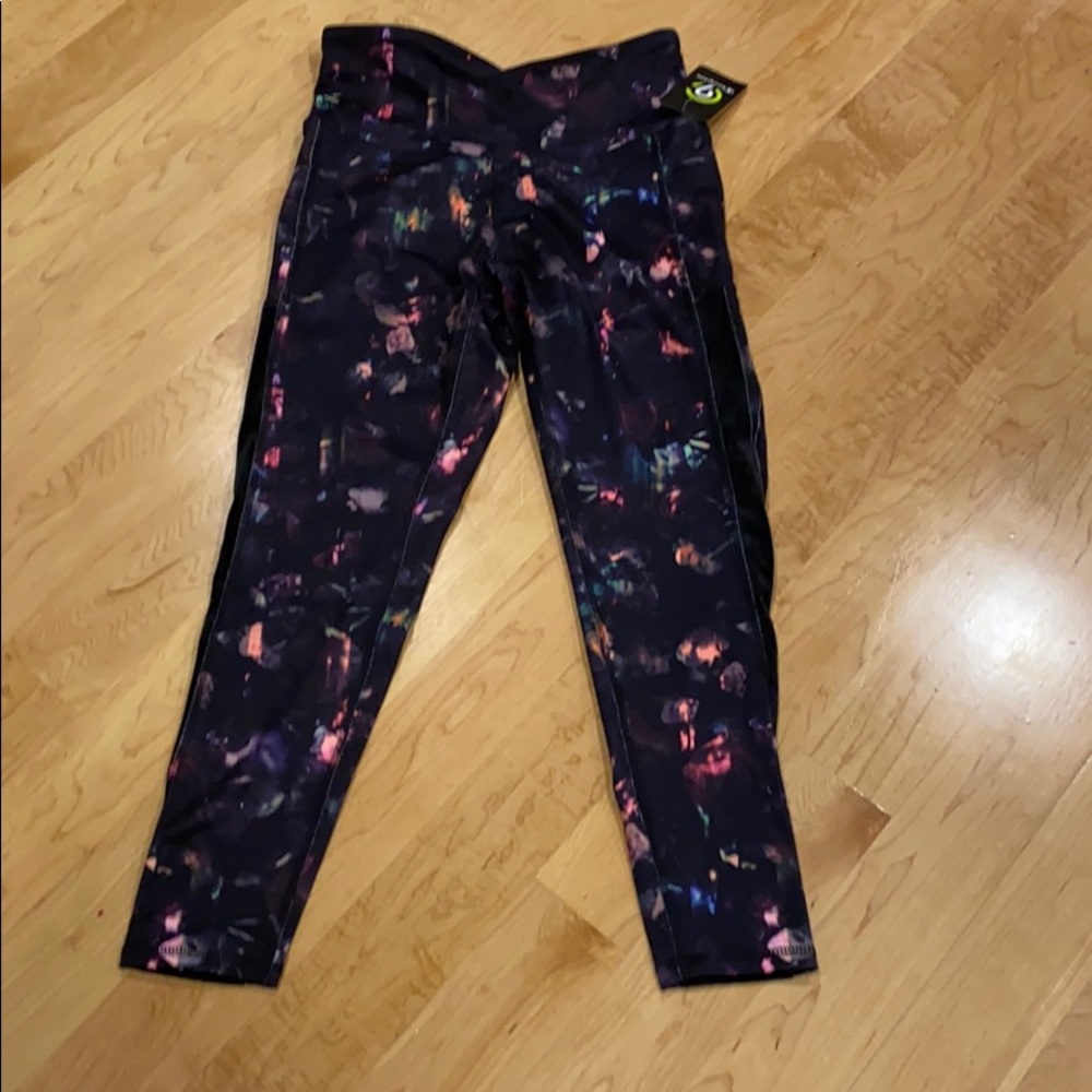 Floral workout leggings